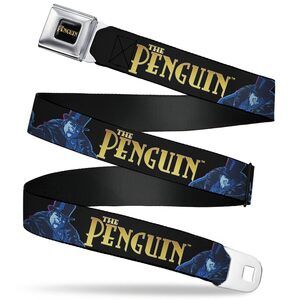 7662 DC Comics Belt, Seatbelt Buckle, DC Batman Villain the Penguin Poses